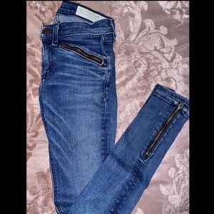 RAG & BONE zipper jeans